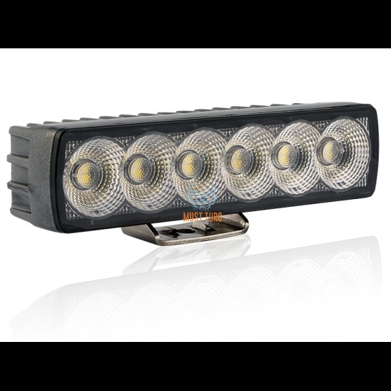 Work and reversing light 22W 9-32V 2500lm 5000K R10 R23 BullPro Spectrum Slim 18