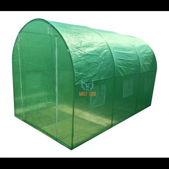 Film greenhouse with steel frame 200x200x300cm
