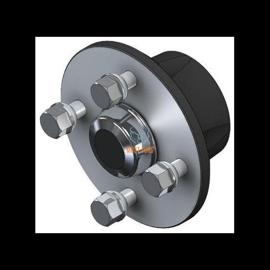 Trailer flange with bearing 4x100 750kg inner size 30mm