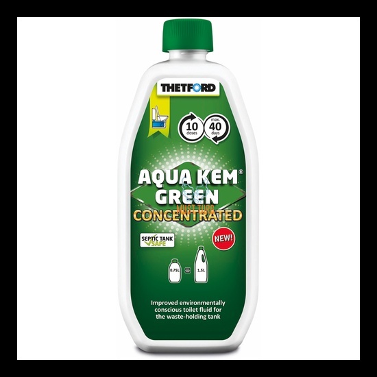 Tualeti kemikaal reoveepaaki Thetford Aqua Kem Green kontsentraat 0,75L