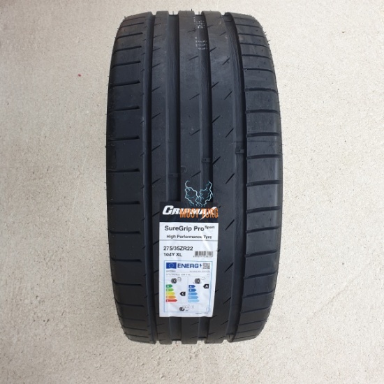 275/35R22 104Y XL Gripmax Suregrip Pro Sport