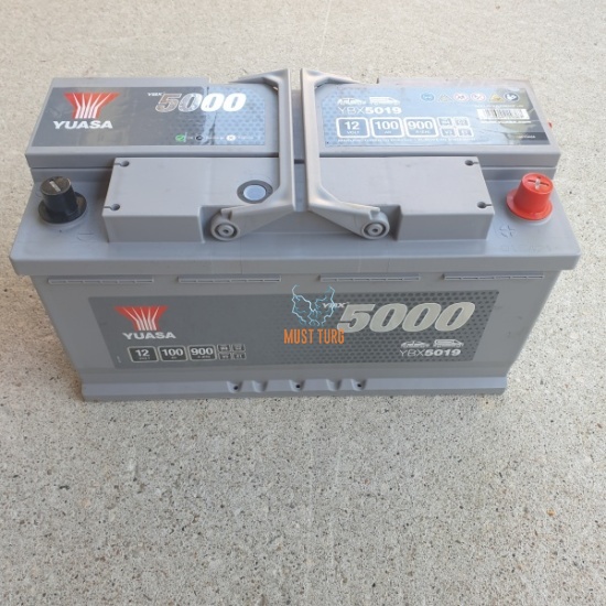 Aku 100Ah 900A 353X175X190 -/+ Yuasa Silver High Performance YBX5019