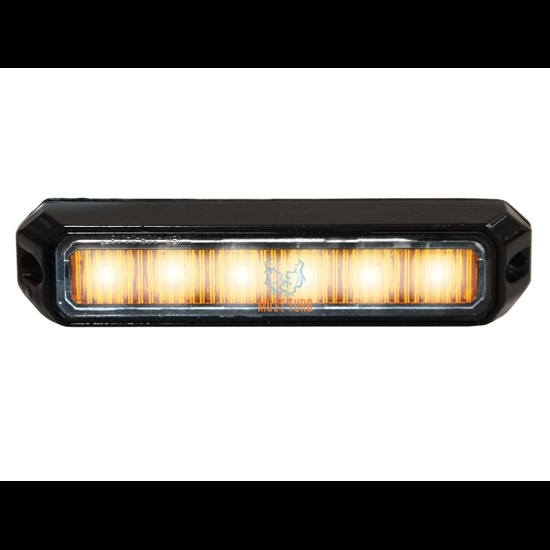 Vilkur kollane 18W 26 režiimi 12-32V ECE R65 R10 128x19x28mm Strands