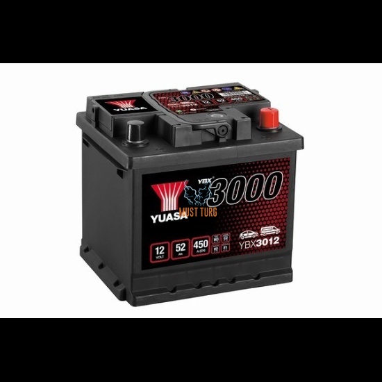 Aku 52Ah 450A 12V -/+ 207x175x190 SMF YBX3012 Yuasa