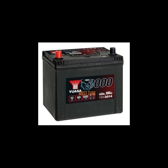 Aku 60Ah 500A 12V +/- 232x173x225 SMF YBX3014 Yuasa