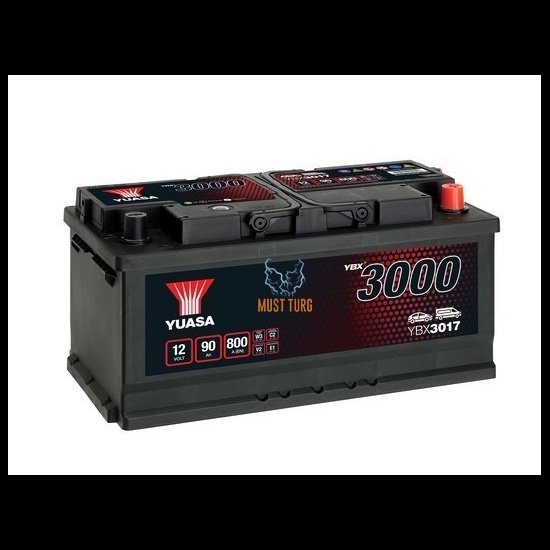 Aku 90Ah 800A 12V -/+ 353x175x175 SMF YBX3017 Yuasa