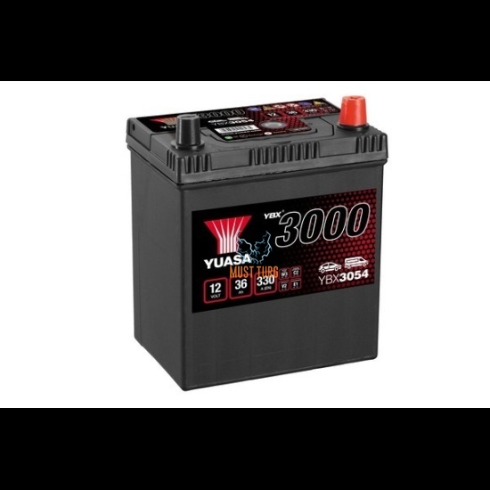 Aku 36Ah 330A 12V -/+ 187x127x227 SMF YBX3054 Yuasa