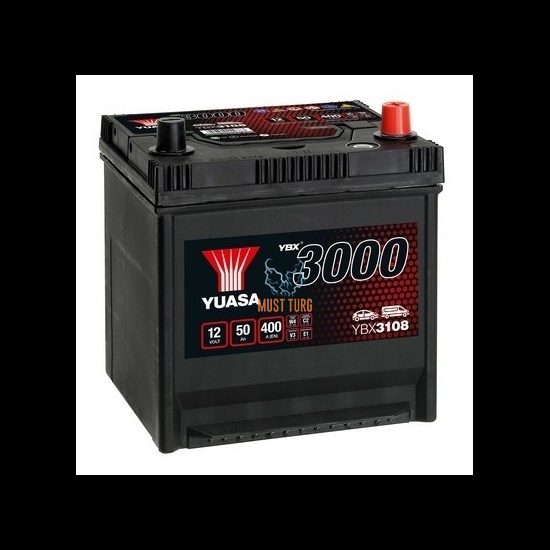 Aku 50Ah 400A 12V -/+ 202x173x225 SMF YBX3108 Yuasa