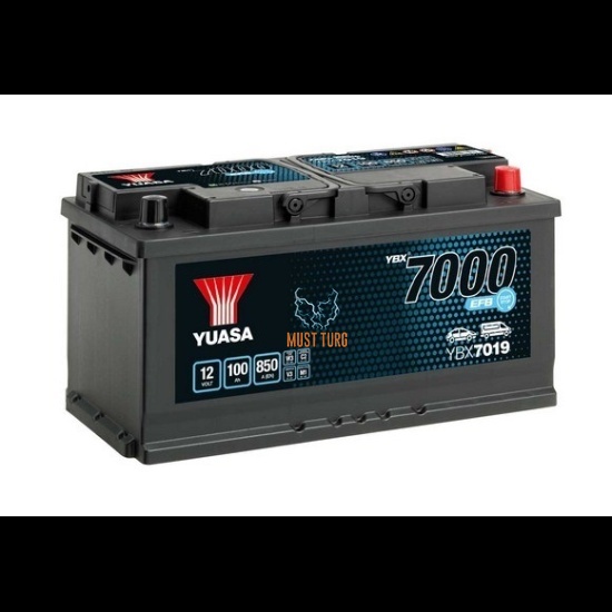 Battery 100Ah 850A 12V -/+ 353x175x190 EFB Start Stop Plus YBX7019 Yuasa