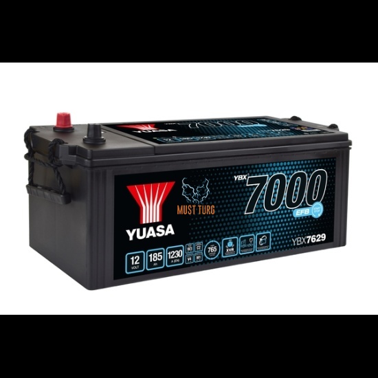 Truck battery 185Ah 1230A SHD 12V 511X222X241 +/- Yuasa YBX7629
