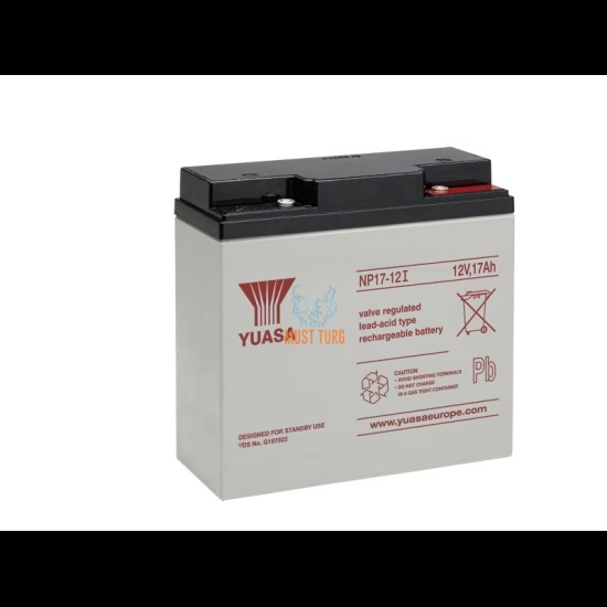 Väikeseadme aku 17Ah 12V 181x76x167mm NP17-12I Yuasa