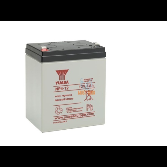 Small appliance battery 4Ah 12V 90x70x106mm NP4-12-YUA Yuasa