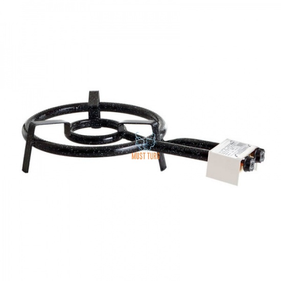 Gas stove Ø35cm 9kw 2 rings Paella World