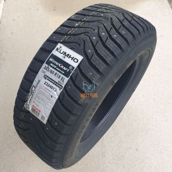 265/60R18 114T XL Kumho WinterCraft SUV Ice WS31 naastrehv