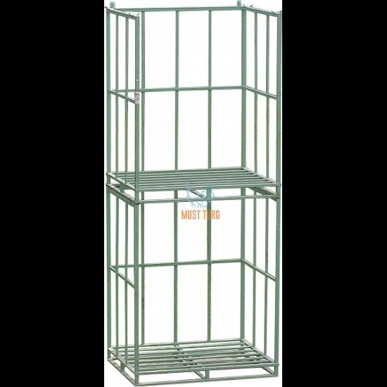 Metal cage / shelf 1600x2000x1300mm used