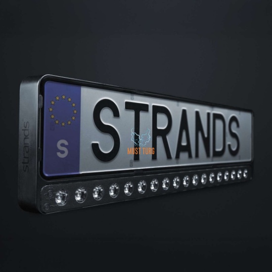 Strands Nuuk E-Line Black 100W 9-36W 9000lm Ref.40 ECE R10 R149