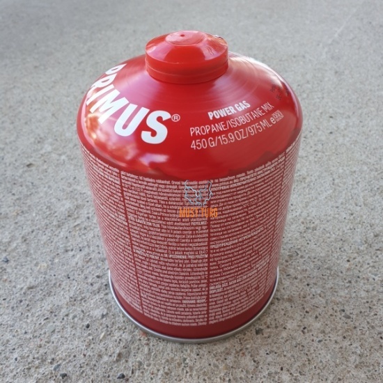 Gas cylinder Primus PowerGas with thread EN417 butane / propane / isobutane 450g