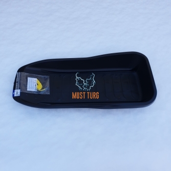 Plastic sled with size 90.5x41x17cm black