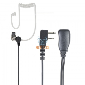 Kõrvaklapid koos mikrofoniga 2 kontaktiga Midlandi pistikuga PNI HF34