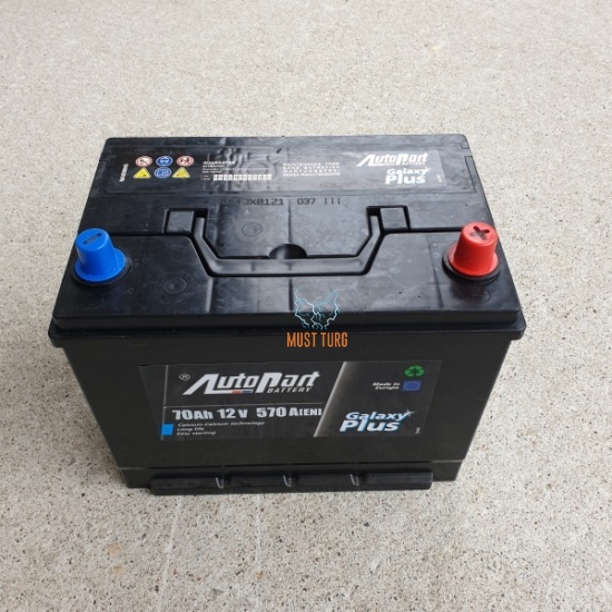 Car battery 70Ah 570A 261X175X225 - / + AutoParts