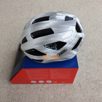Bicycle helmet Abus Macator white silver S 51-55cm 280g