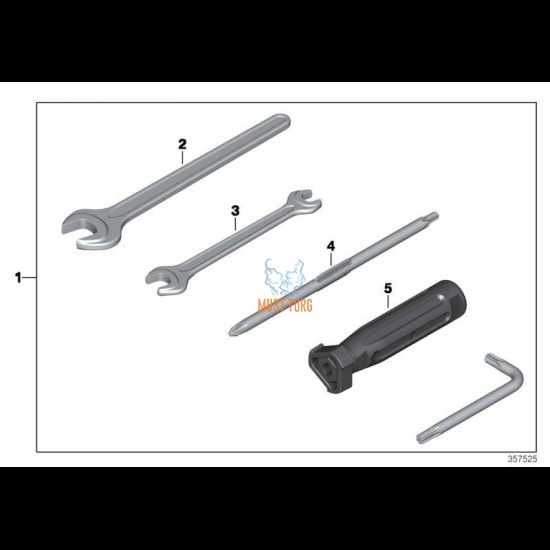 Tool set 71118542260 BMW