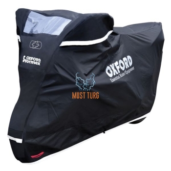 Motorcycle cover OXFORD Stormex New size L 246x104x127cm with lining