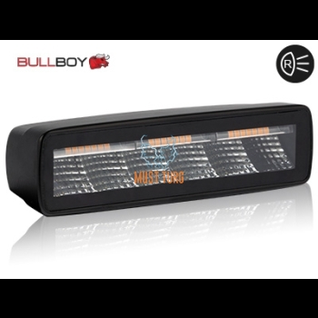 Work light reversing light with yellow flasher 30W 10-30V 1490lm R10 R23 R65 BullBoy
