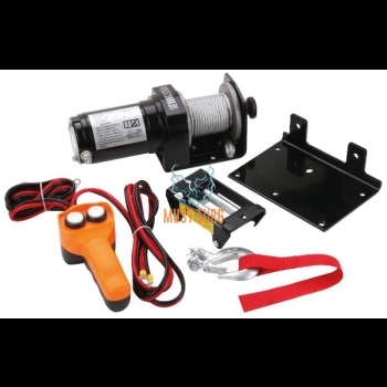 Electric winch 12V 900kg wire 9.2mx4.0mm 0.7kW / 1.0hp