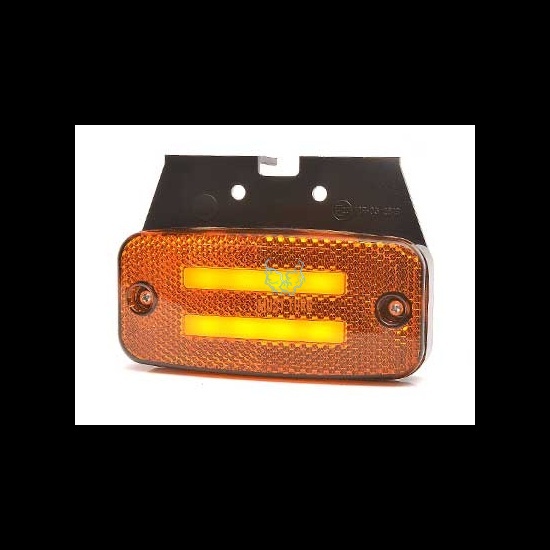 Side light with turn signal yellow 12-24V E-certificate. 114.4x54.2x22.3mm