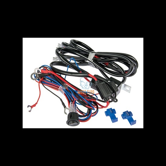 Wiring harness for 3 lights max 300W 3x2.5mm² 12V 40A relay 30A protection + switch