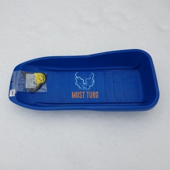 Plastic sled with size 90.5x41x17cm dark blue
