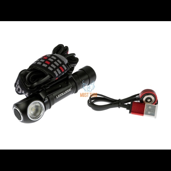 Headlamp flashlight with battery Ledwise SP Edition 6W 600lm XPG3