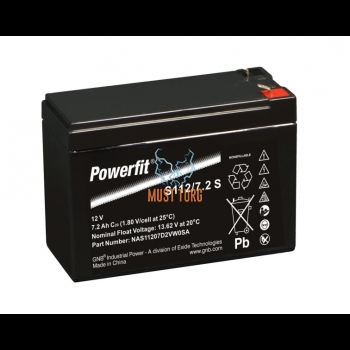 Small device battery Exide Powerfit 12V 7.2Ah AGM 151x65x99mm
