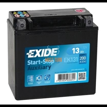 Small device battery AGM Exide Auxiliary EK131 13Ah 200A 150x90x145 +/-