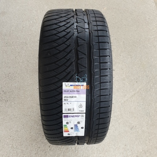 255/35R19 96V XL Michelin Pilot Alpin PA4 M+S lamellrehv