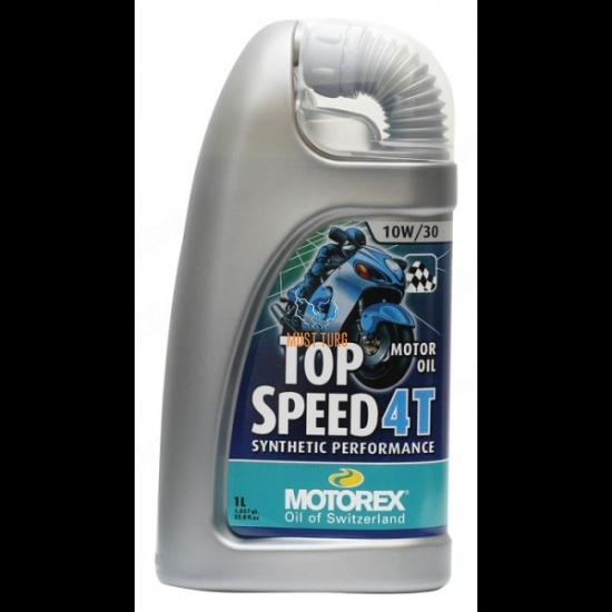 Mootorrattaõli 10W30 Motorex Top Speed 4T 1L