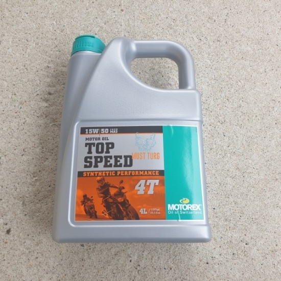 Motorcycle oil 15W50 Motorex Top Speed 4T 4L