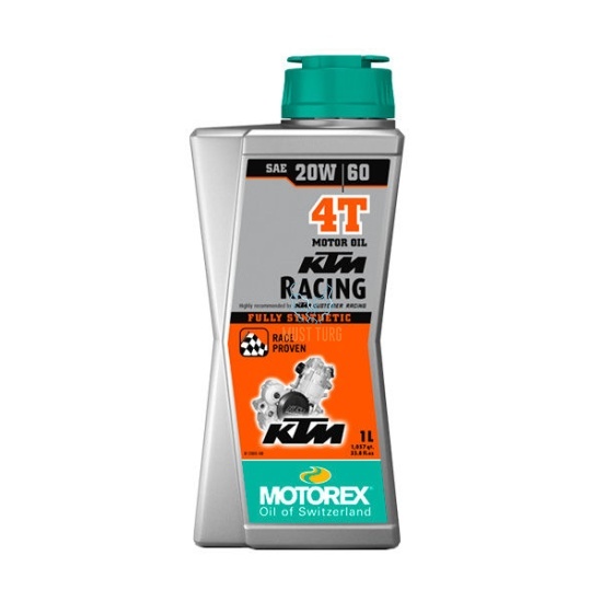 Motorcycle oil 20W60 Motorex KTM Racing 4T 1L for KTM motorcycles