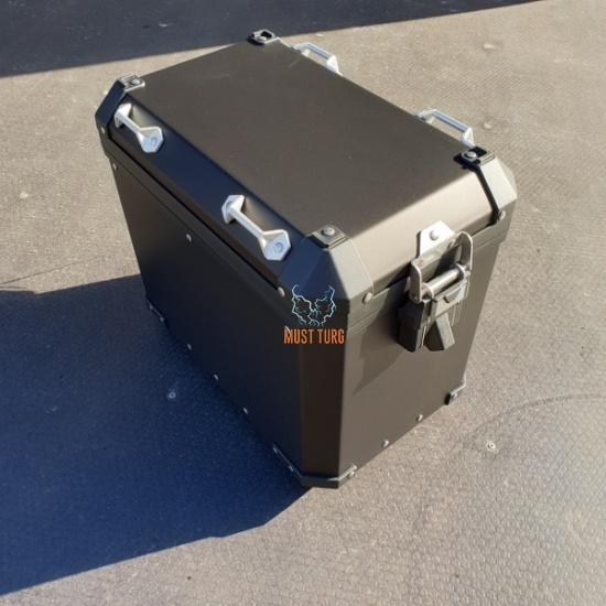 BMW aluminum case left black 77412472173