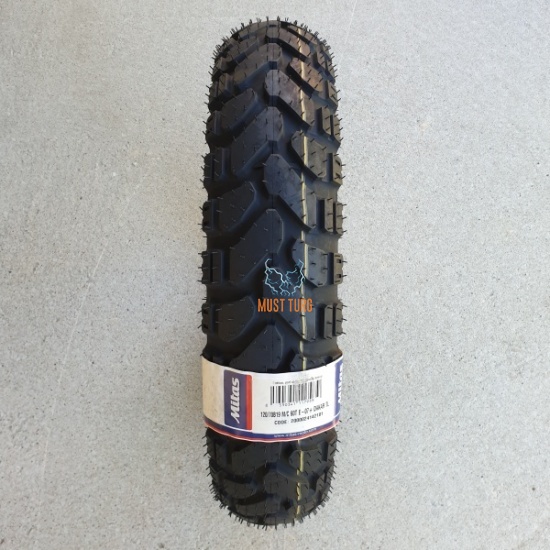 120/70R19 60T Mitas E-07+ Dakar Yellow M+S TL