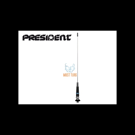 Antenn Carolina Pro 90° 430mm painduv 1/2 SWR 1.1 reguleeritav võimendus 3dBi President