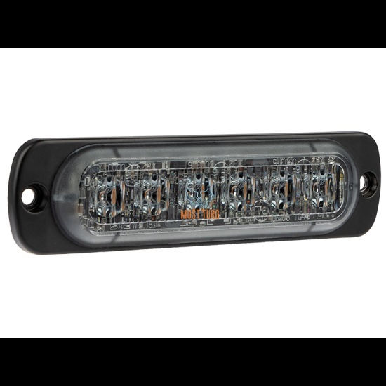 Vilkur kollane 12-24V 113x28x9mm 29 vilkumisrežiimi ECE R65 Class 1 R10
