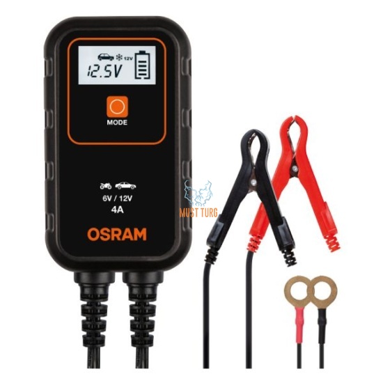 Akulaadija Osram 904 4A 6/12V
