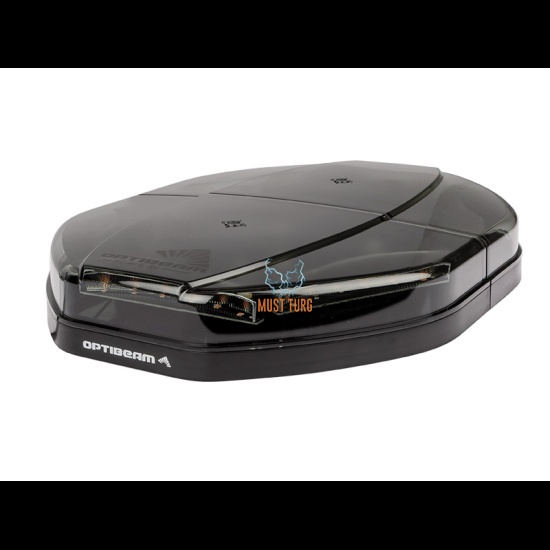 Vilkurpaneel kollane 400mm 10-32V Optibeam Dark Phantom 4 IP67 ECE R65 Class 2 R10