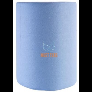 Roll paper 3 ply high quality paper, free 190mx37cm blue