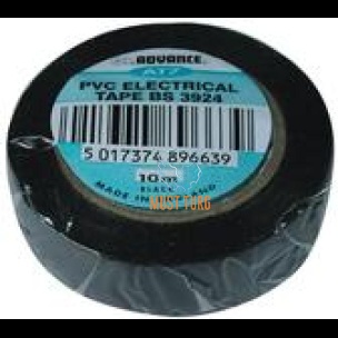 Electrician's tape black width 15mm 10m on a roll 10 pcs