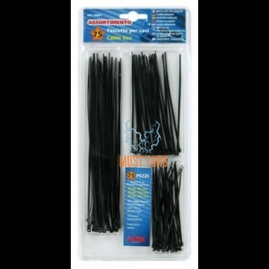 Kaablikinnituse komplekt 75tk pikkused: 90 120 190mm