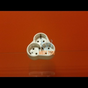 Branch socket 3 grounded Viko white