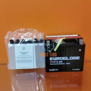 Mootorratta ATV aku 10Ah 150A 12V 152X88X131 +/- YTX12-BS